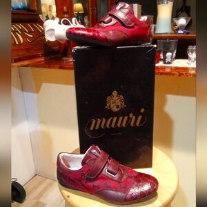 Mauri Double Strap Crocodile Casual Shoe's